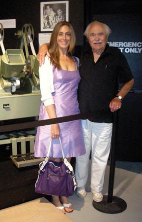 Carrie Puchkoff and Dann Cahn at the Lucy-Desi Museum in Jamestown, New York. Photo courtesy of Desilu, too, LLC