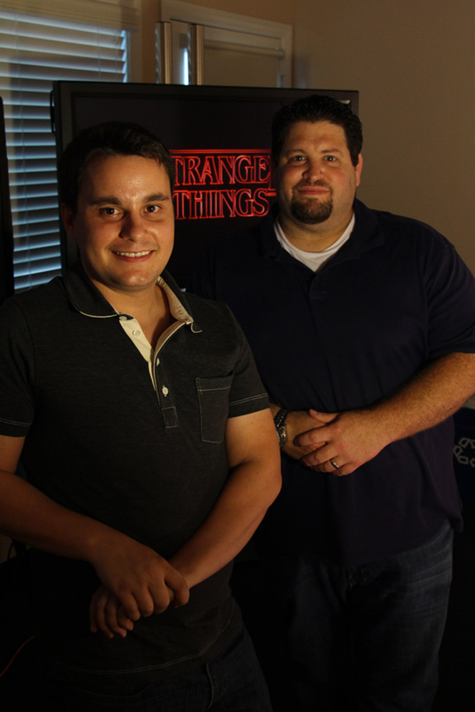 Assistant editor Nathaniel Fuller, left, and picture editor Dean Zimmerman