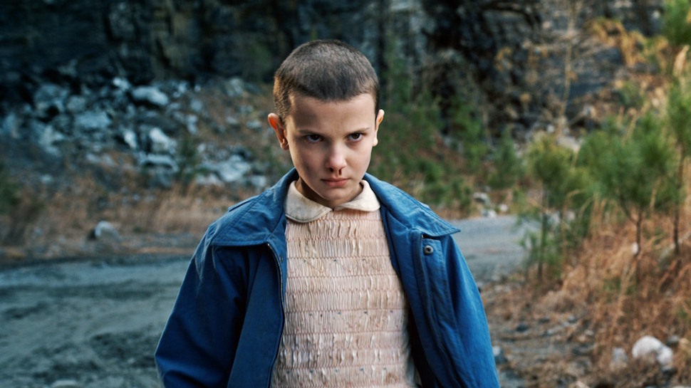 Eleven from 'Stranger Things.' courtesy of NETFLIX