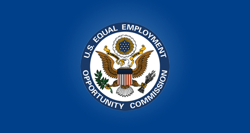 EEOC Logo with blue field