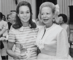 CHARACTER PORTRAIT: Martha Mitchell, right, with Julie Nixon Eisenhower in July 1969.