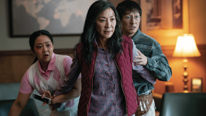 SOUND ON: Michelle Yeoh in “Everything Everywhere All at Once.”