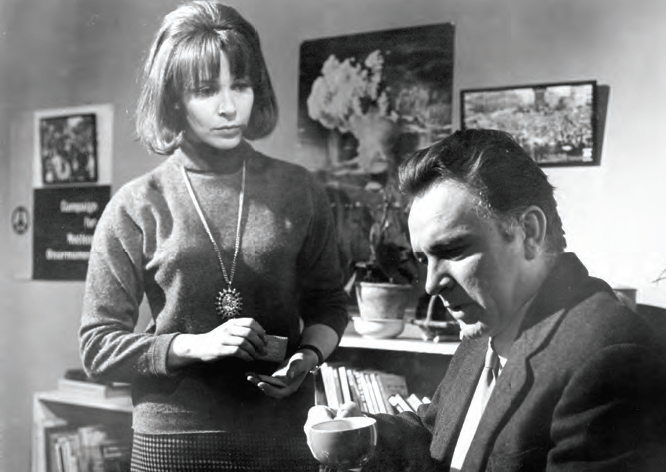 COLD WAR: Claire Bloom and Richard Burton in “The Spy Who Came in from the Cold.”