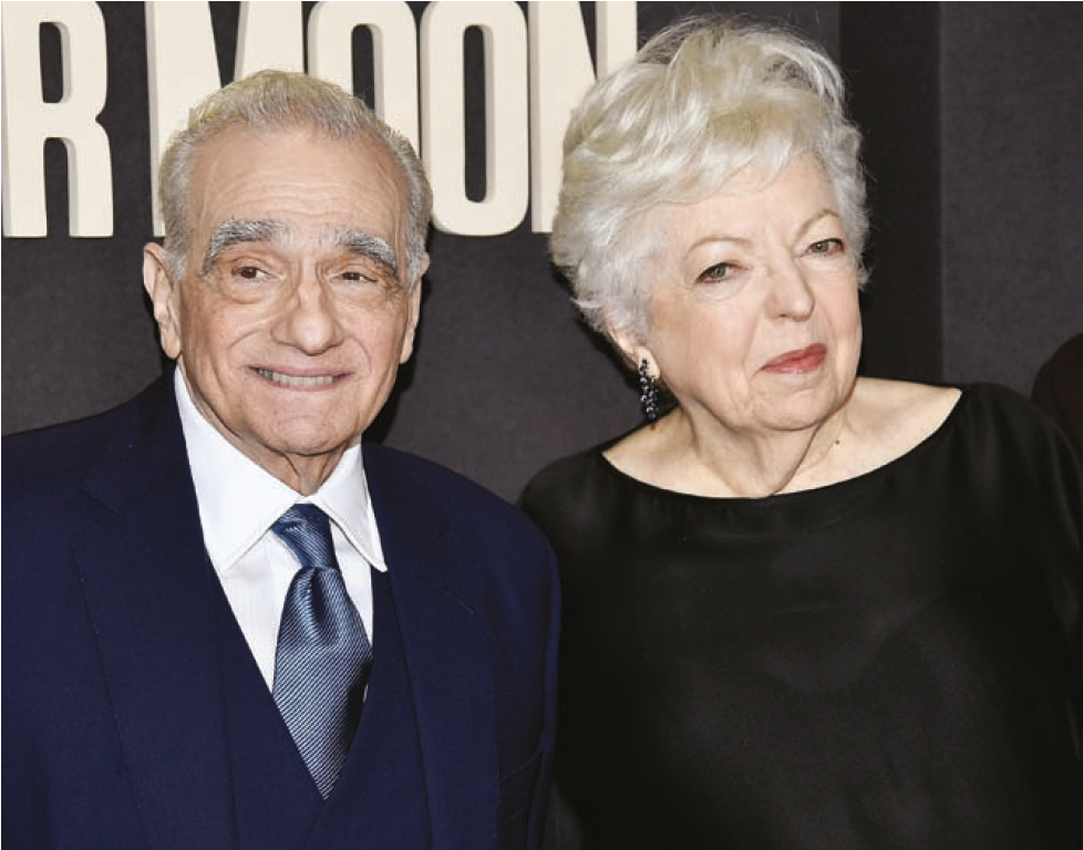 PARTNERS: Martin Scorsese and Thelma Schoonmaker.