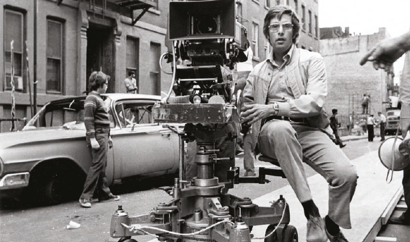 HIGH PRIEST: William Friedkin directing “The Exorcist.” 
