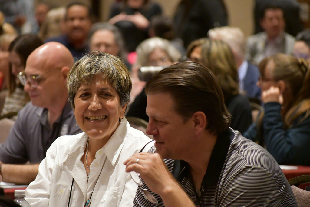 National Executive Director Cathy Repola and Western Director Scott George. Photo by F. Hudson Miller.