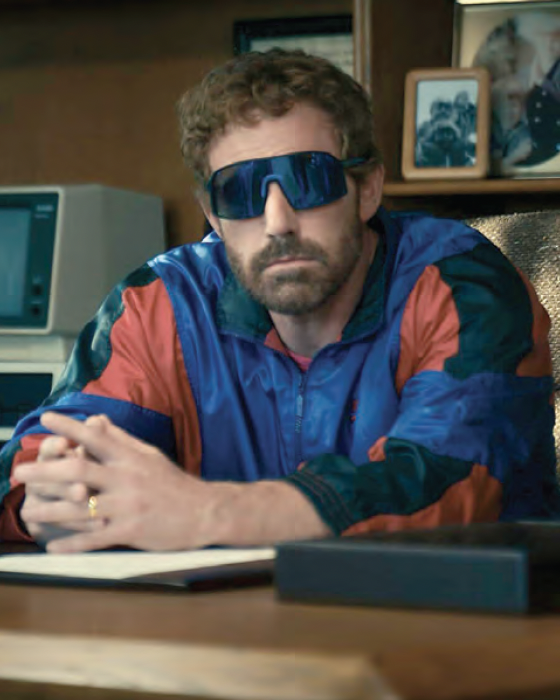 Ben Affleck as Nike founder Phil Knight in “Air.”